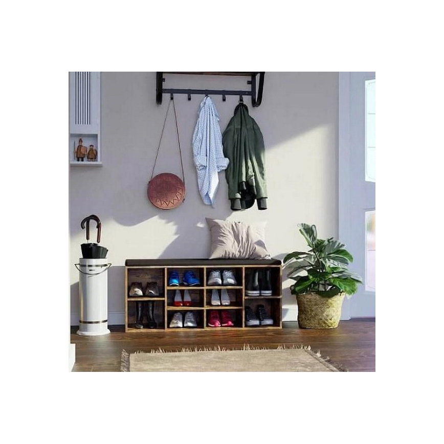 Schoenenkast DAVOR bruin