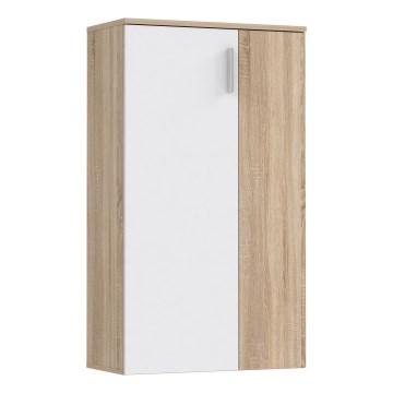 Schoenenkast ETON Sonoma eik/wit