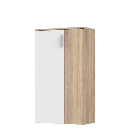 Schoenenkast ETON Sonoma eik/wit