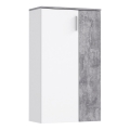 Schoenenkast ETON wit/grijs beton