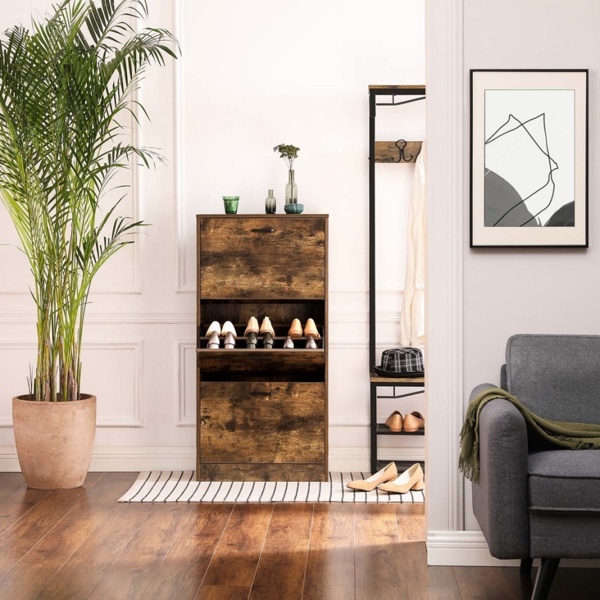 Schoenenkast FIRA bruin