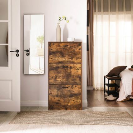 Schoenenkast FIRA bruin