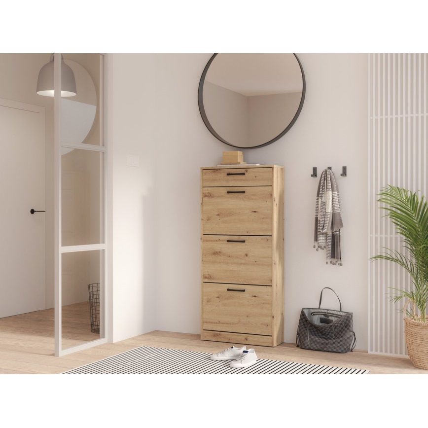 Schoenenkast KAVI artisan eiken