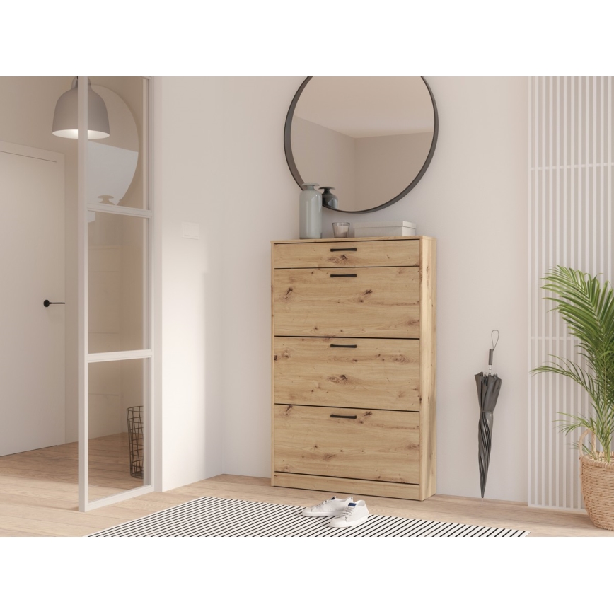 Schoenenkast KAVI artisan eiken