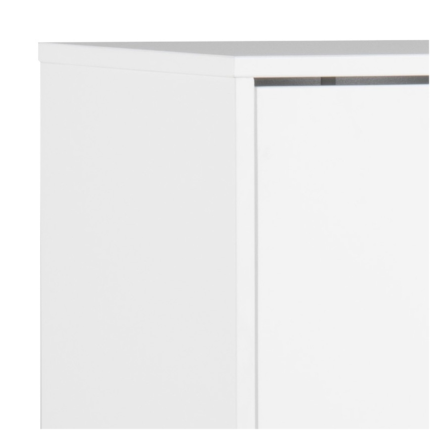 Schoenenkast met 3 lades CARLY wit