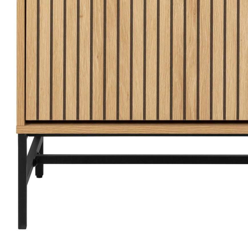 Schoenenkast OLIVIA 99x140x35 cm eiken