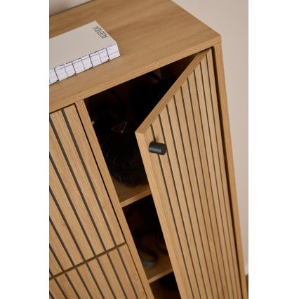 Schoenenkast OLIVIA 99x140x35 cm eiken