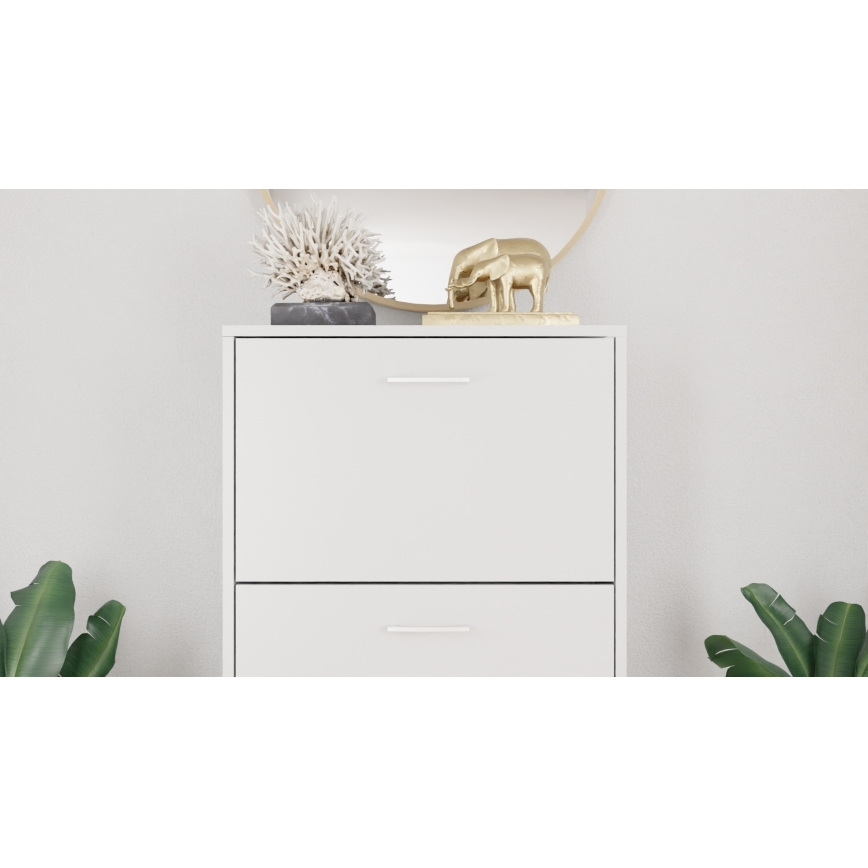 Schoenenkast PIGO 60x109x25 cm wit
