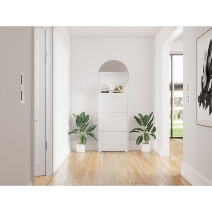 Schoenenkast PIGO, wit