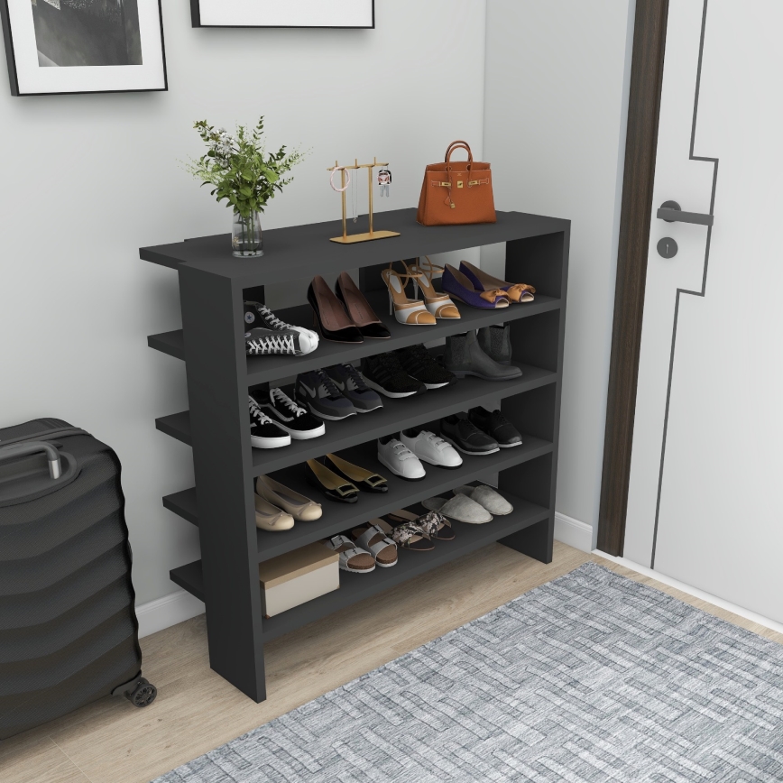 Schoenenkast SARGEL 72x75,6 cm antraciet