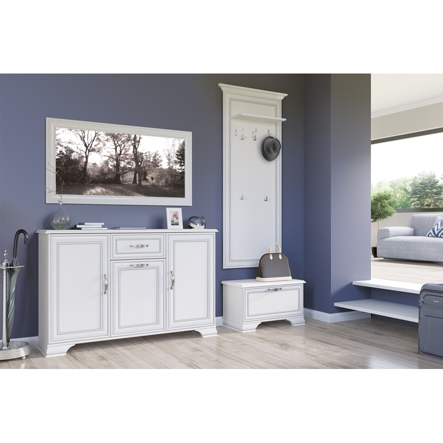 Schoenenkast VETICA 42x70 cm crème