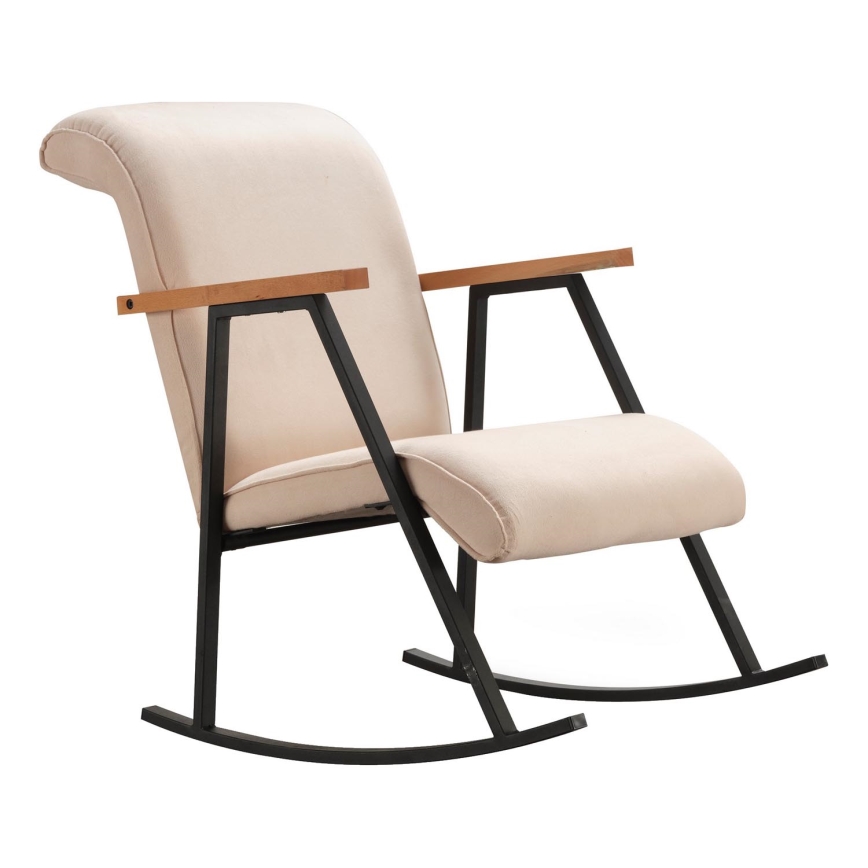 Schommelstoel LUNI crème