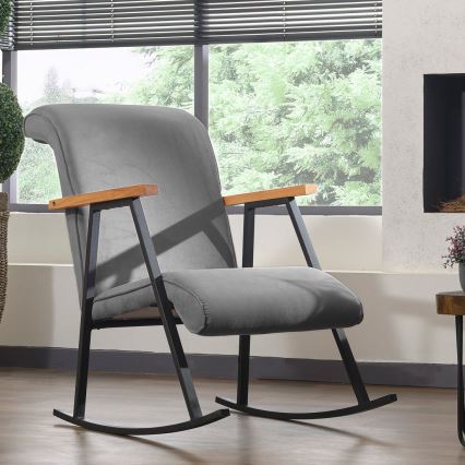 Schommelstoel LUNI grijs