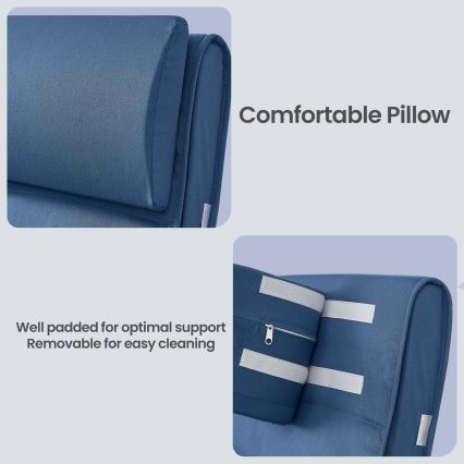 Schommelstoel RESTLY blauw