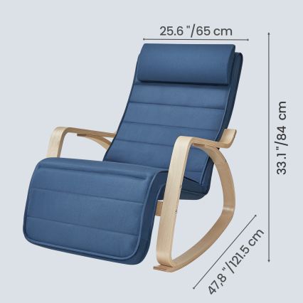 Schommelstoel RESTLY blauw