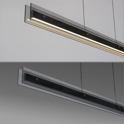 Schöner Wohnen 11316-18 - Dimbare LED-hanglamp aan kabel LENA LED/32W/230V 105 cm zwart