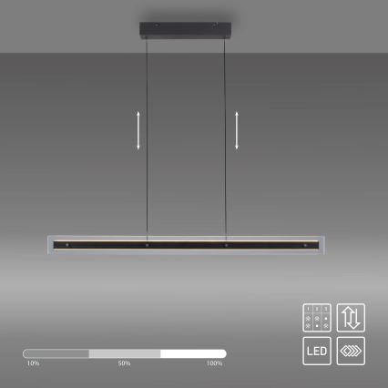 Schöner Wohnen 11316-18 - LED-dimbare hanglamp met kabel LENA LED/32W/230V zwart