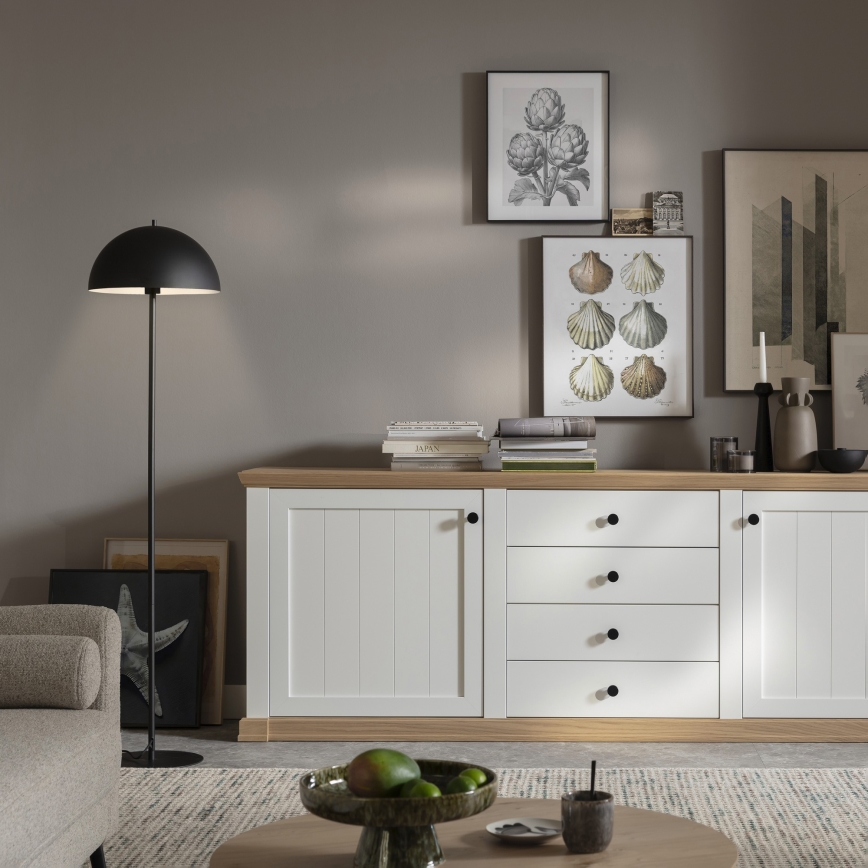 Schöner Wohnen 11727-18 - Vloerlamp ALI 1xE27/25W/230V zwart