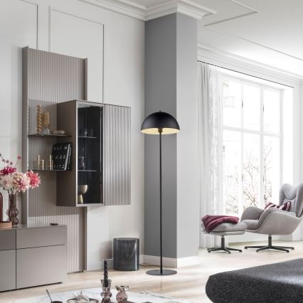 Schöner Wohnen 11727-18 - Vloerlamp ALI 1xE27/25W/230V zwart