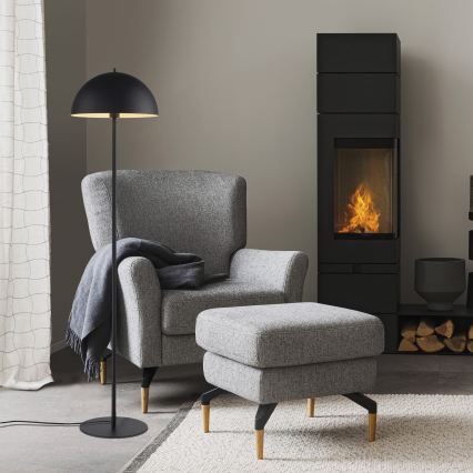 Schöner Wohnen 11727-18 - Vloerlamp ALI 1xE27/25W/230V zwart