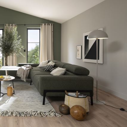 Schöner Wohnen 11727-39 - Vloerlamp ALI 1xE27/25W/230V grijs