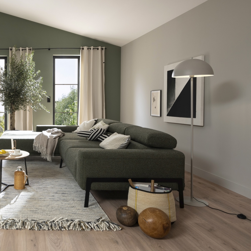 Schöner Wohnen 11727-39 - Vloerlamp ALI 1xE27/25W/230V grijs