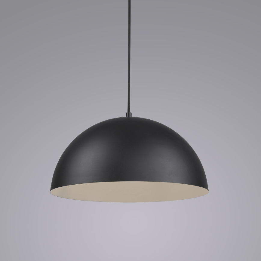 Schöner Wohnen 11728-18 - Hanglamp met kabel ALI 1xE27/25W/230V Ø 38 cm zwart