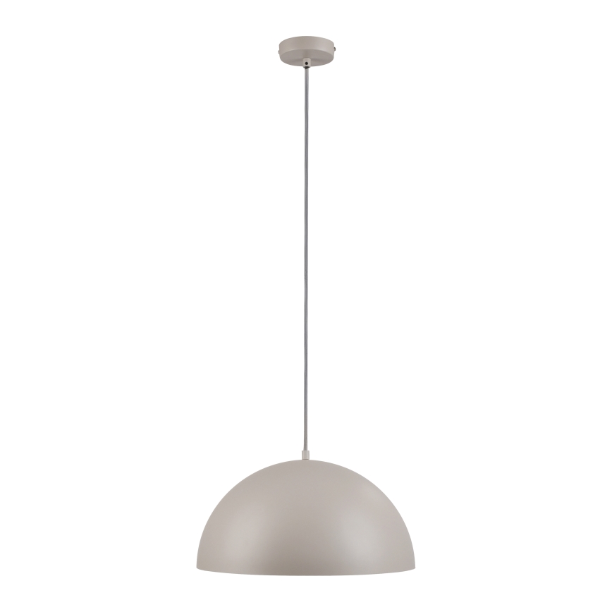 Schöner Wohnen 11728-39 - Hanglamp aan snoer ALI 1xE27/25W/230V Ø 38 cm grijs