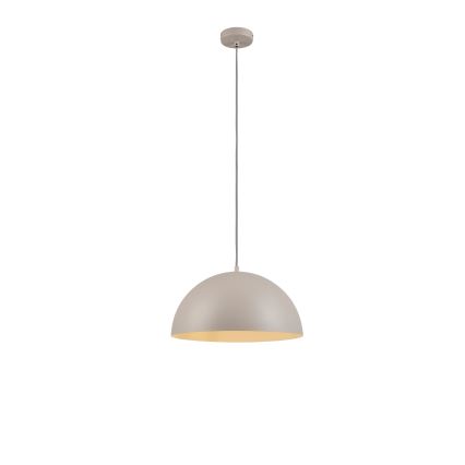 Schöner Wohnen 11728-39 - Hanglamp aan snoer ALI 1xE27/25W/230V Ø 38 cm grijs