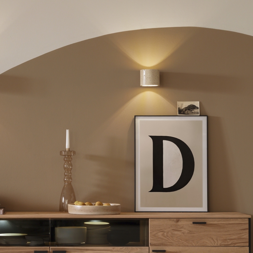 Schöner Wohnen 12542-42 - Muurlamp TRAVENTA 1xG9/10W/230V beton