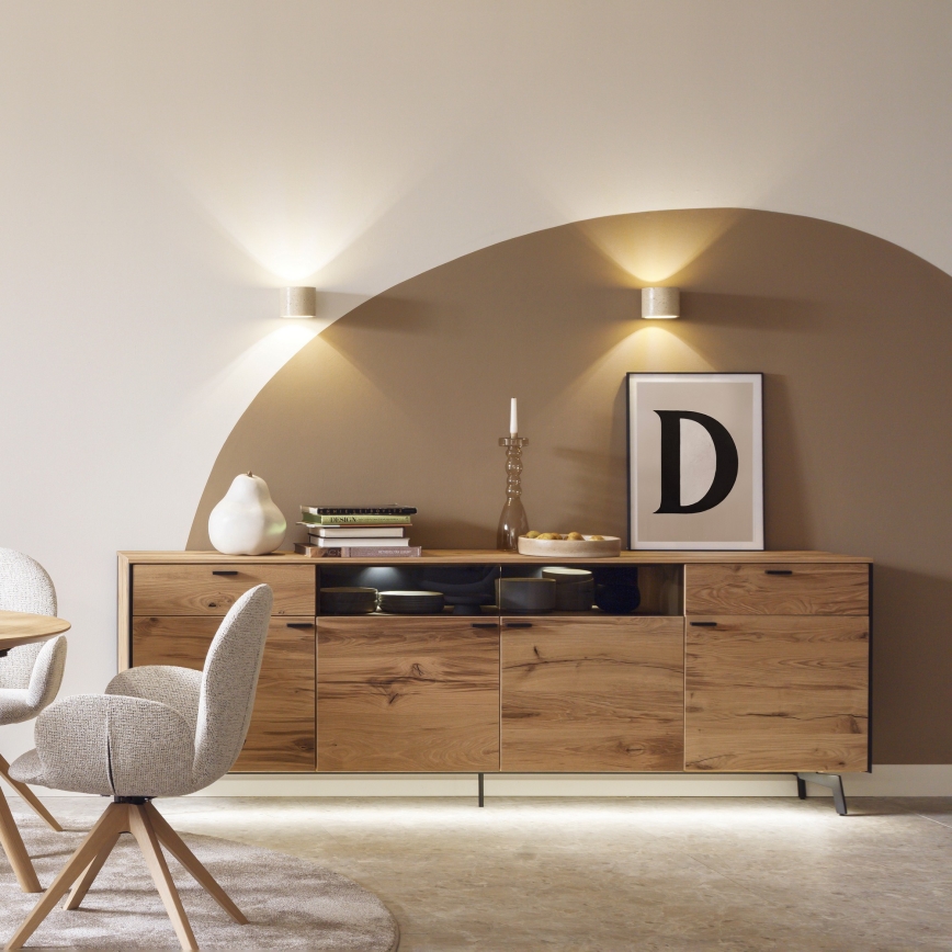 Schöner Wohnen 12542-42 - Muurlamp TRAVENTA 1xG9/10W/230V beton