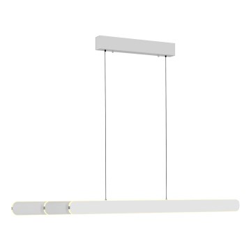 Schöner Wohnen 12577-16 - LED-dimbare hanglamp aan kabel ADRIANA ROUND 2xLED/24W/230V 2700/3000/3500/4000/5000K 160 cm wit