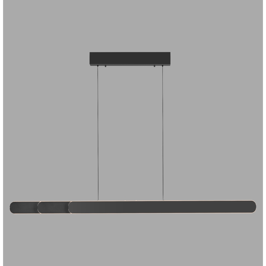 Schöner Wohnen 12577-18 - LED-dimbare hanglamp aan kabel ADRIANA ROUND 2xLED/24W/230V 2700/3000/3500/4000/5000K 160 cm zwart