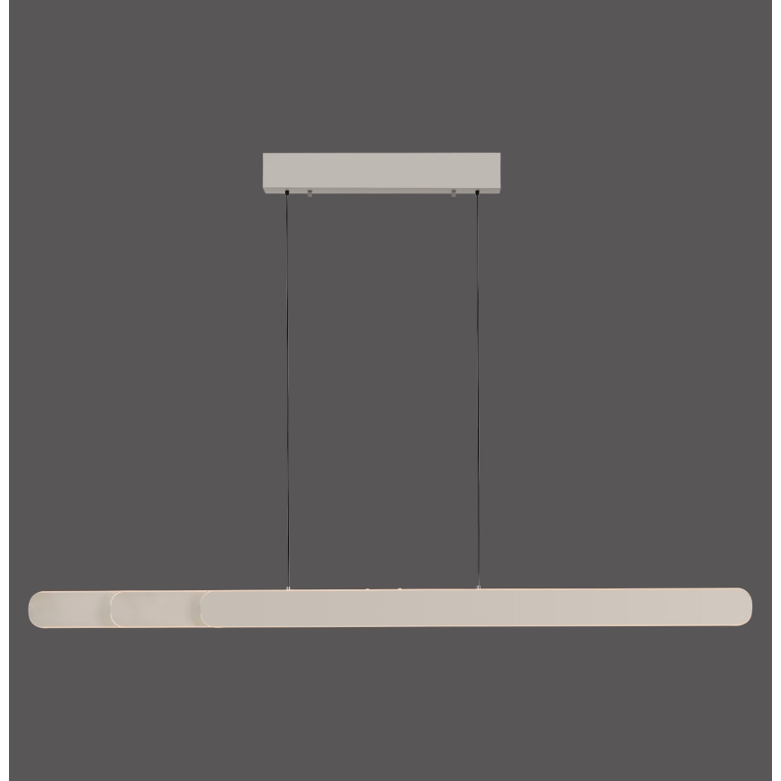 Schöner Wohnen 12577-39 - Dimbare LED-hanglamp met kabel ADRIANA ROUND 2xLED/24W/230V 2700/3000/3500/4000/5000K grijs