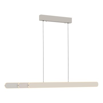 Schöner Wohnen 12577-39 - Dimbare LED-hanglamp met kabel ADRIANA ROUND 2xLED/24W/230V 2700/3000/3500/4000/5000K grijs