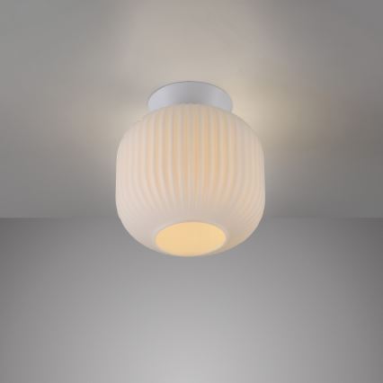 Schöner Wohnen 13574-16 - Plafondlamp NAMI 1xE27/25W/230V Ø 20 cm wit