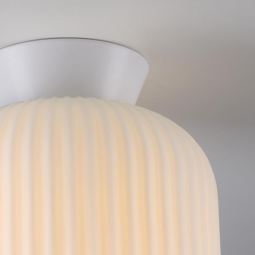 Schöner Wohnen 13574-16 - Plafondlamp NAMI 1xE27/25W/230V Ø 20 cm wit