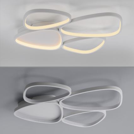 Schöner Wohnen 14038-16 - dimbare LED-plafondlamp PEBBLES LED/35,5W/230V wit