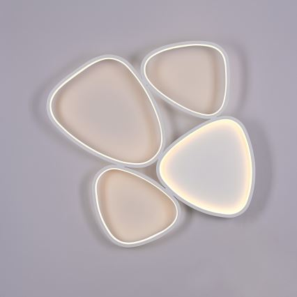 Schöner Wohnen 14038-16 - dimbare LED-plafondlamp PEBBLES LED/35,5W/230V wit