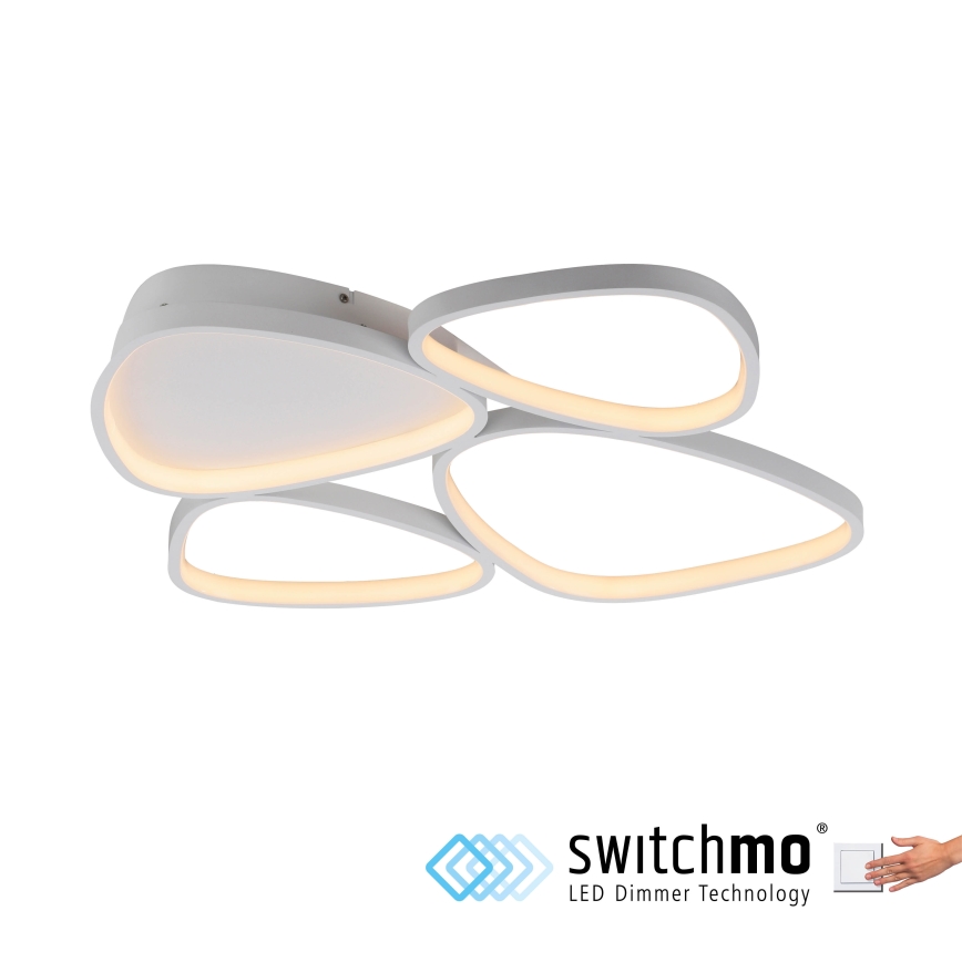 Schöner Wohnen 14038-16 - dimbare LED-plafondlamp PEBBLES LED/35,5W/230V wit