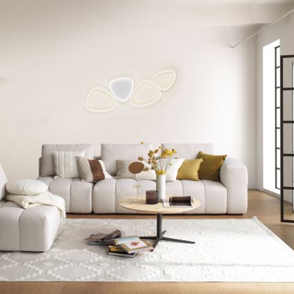 Schöner Wohnen 14039-16 - LED Dimbare plafondlamp PEBBLES LED/35,5W/230V wit