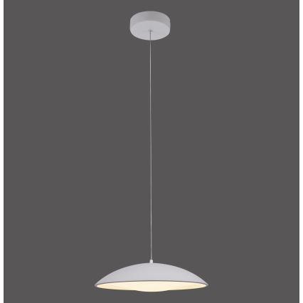 Schöner Wohnen 14606-16 - Dimbare LED-hanglamp aan snoer LENTE LED/17W/230V Ø 40 cm wit