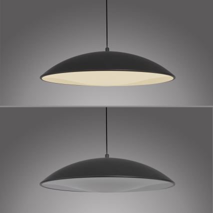 Schöner Wohnen 14606-18 - Dimbare LED-hanglamp aan kabel LENTE LED/17W/230V Ø 40 cm zwart