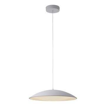 Schöner Wohnen 14607-16 - Dimbare LED-hanglamp aan kabel LENTE LED/23W/230V Ø 50 cm wit