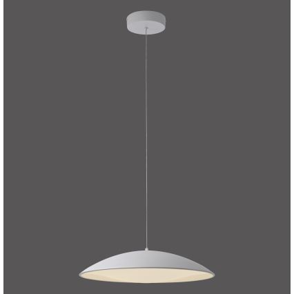 Schöner Wohnen 14607-16 - Dimbare LED-hanglamp aan kabel LENTE LED/23W/230V Ø 50 cm wit