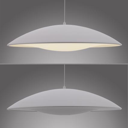 Schöner Wohnen 14607-16 - Dimbare LED-hanglamp aan kabel LENTE LED/23W/230V Ø 50 cm wit