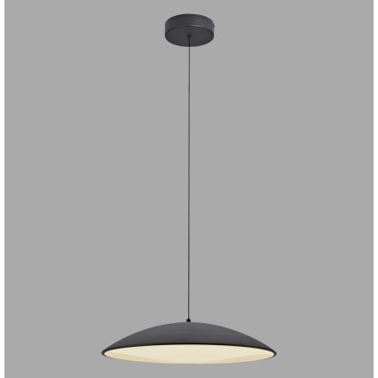 Schöner Wohnen 14607-18 - LENTE dimbare hanglamp aan kabel LED/23W/230V Ø 50 cm zwart