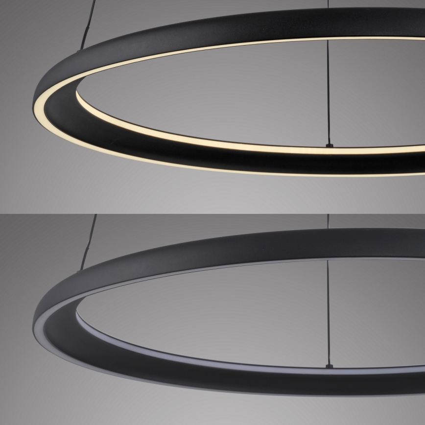 Schöner Wohnen 15570-18 - Dimbare LED-pendellamp aan kabel QUILLO LED/36W/230V Ø 60 cm zwart