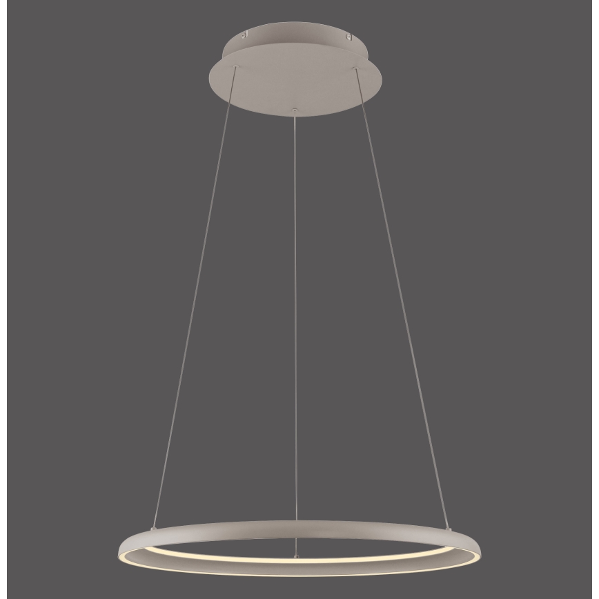 Schöner Wohnen 15570-39 - Dimbare LED-hanglamp aan kabel QUILLO LED/36W/230V, diameter 60 cm, grijs