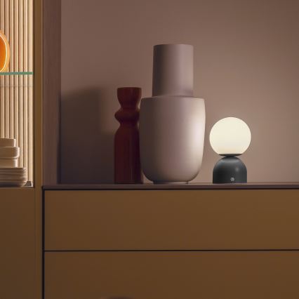 Schöner Wohnen 19218-18 - LED dimbare touch-oplaadbare tafellamp RUDI LED/1,2W/5V 3000-6000K 1200 mAh zwart